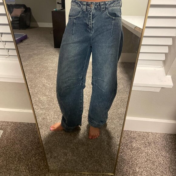 Women's Blue and Navy Jeans - Picture 1 of 3